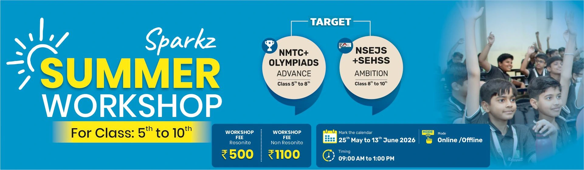 *SPARKZ* SUMMER WORKSHOP