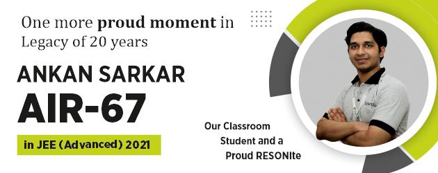JEE (Adv.) 2021 Result : AIR-67