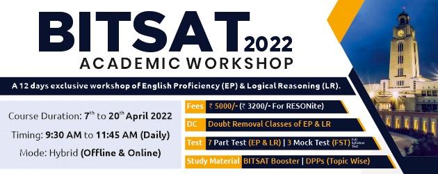 BITSAT Academic Workshop