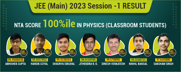 JEE (Main) 2023 Session-1 Result : Physics Toppers