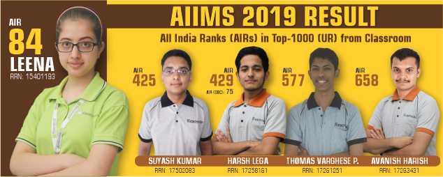 Resonance AIIMS 2019 Result