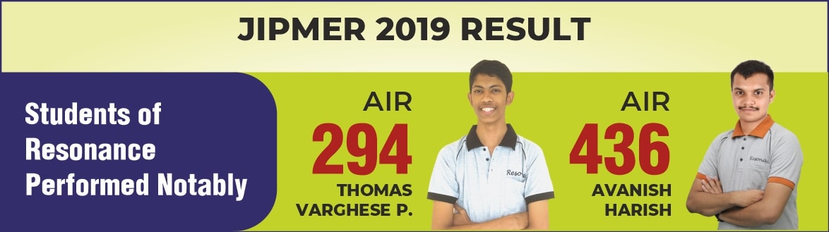 Resonance JIPMER 2019 Result