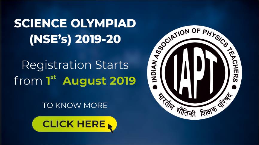Science Olympiad 201920 Registration begins from 1st August 2019