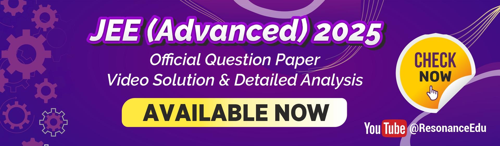 JEE (Adv.) 2025 Solution